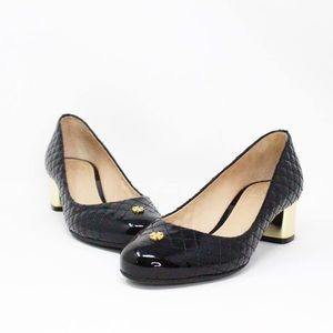 Tory Burch Black Patent Leather Heels